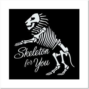 Lion skeleton for you Posters and Art